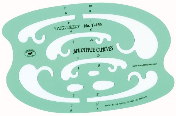 Multiple Curve Template – Stone Art Supply