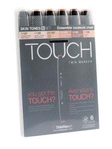 Touch Twin Marker 6pc Set