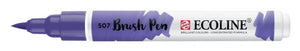 Watercolor Brush Pen Ultramarine Violet