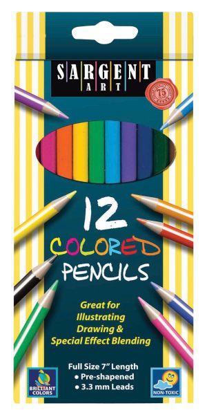 Colored Pencil 12-Color Set