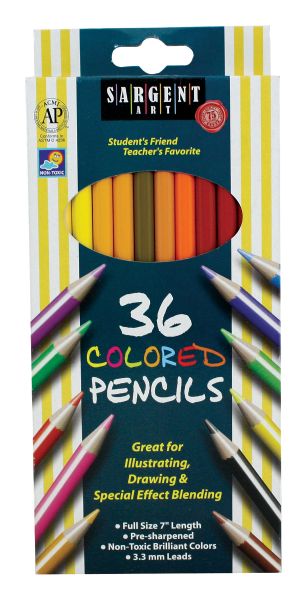 Colored Pencil 36-Color Set