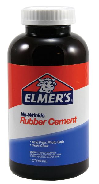 No-Wrinkle Rubber Cement 1qt