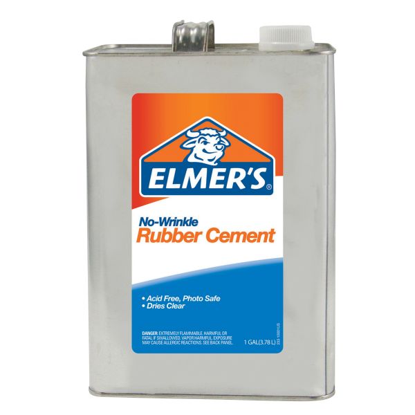 No-Wrinkle Rubber Cement 1gal