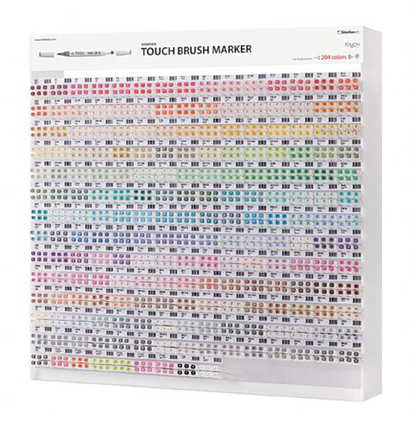 Acrylic Counter Rack For 204-Color Assortment