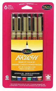 Brush Pen 6-Color Pack