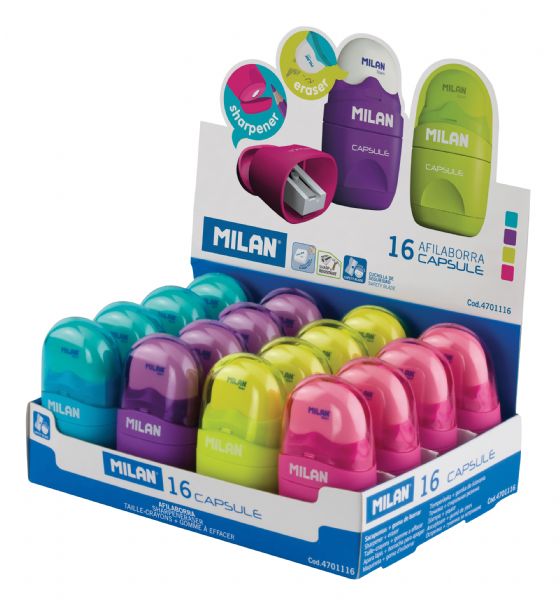 Capsule Sharpener/Eraser Display