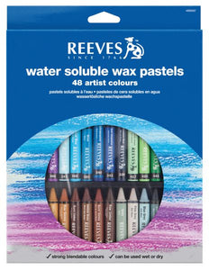 Water Soluble Wax Pastel 48-Color Set