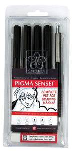 Manga Black Inking Pen 6-Pack
