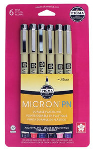 Pigma Micron Pen Set of 6
