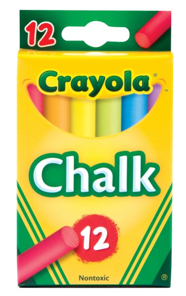 Chalk Sticks 12-Color Multicolor