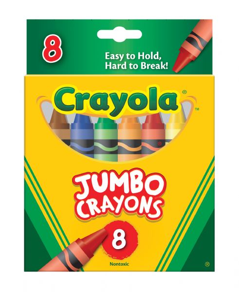 Jumbo Crayon 8-Color Set