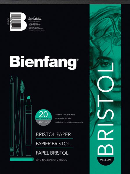 11 x 14 Vellum Finish White Drawing Bristol Board Pads