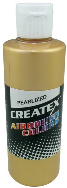 Airbrush Paint 2oz Pearlescent Satin Gold