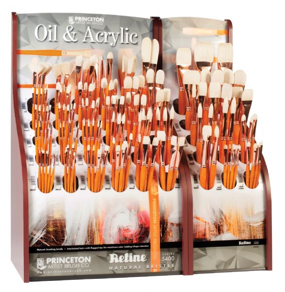 Best Refine Natural Bristle Oil and Acrylic Brush Display