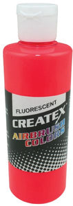 Airbrush Paint 4oz Fluorescent Red