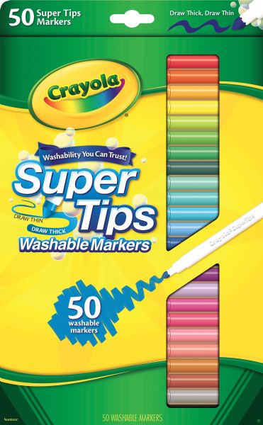 Washable Marker 50-Color Set