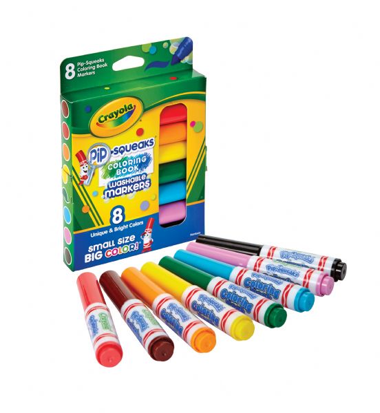 Coloring Book 8-Color Marker Set