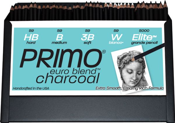 324-Piece Charcoal Pencil Display