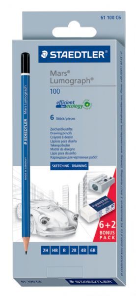 8-Piece Drawing Pencil Sketch Set