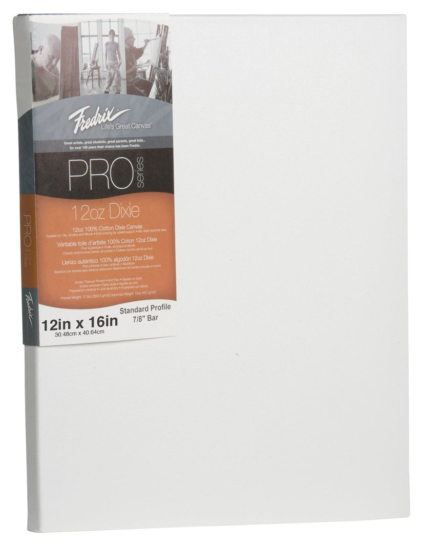 12 x 16 Stretched Canvas Standard Bar 7/8"
