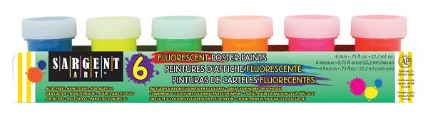 Fluorescent Poster Paint Set