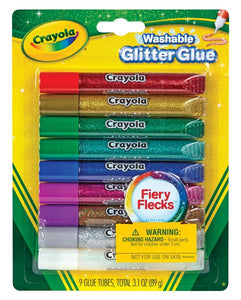 Washable Glitter Glue Bold 9-Color Set