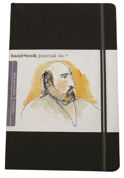 Artist Journal 5.5" x 3.5" Pocket Portrait Ivory Black
