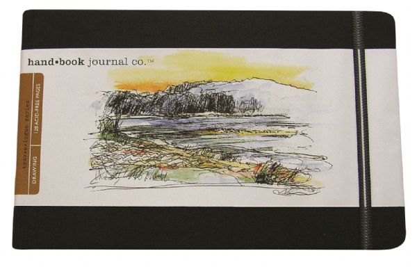 Artist Journal 3.5" x 5.5" Pocket Landscape Ivory Black