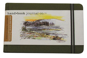 Artist Journal 3.5&quot; x 5.5&quot; Pocket Landscape Cadmium Green