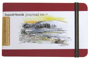 Artist Journal 5.5&quot; x 8.25&quot; Large Landscape Vermillion Red