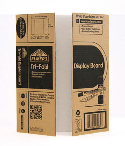 Mini Tri-Fold Corrugate Display Board