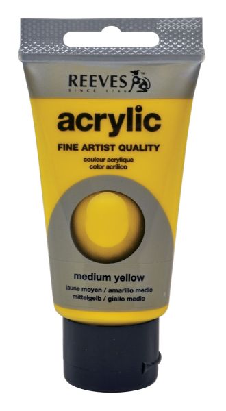 Acrylic Color 75ml Medium Yellow