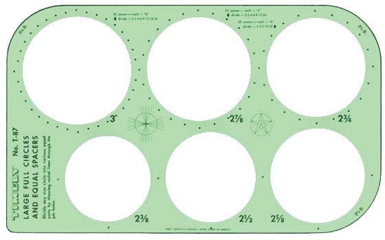 Full Circles & Equal Spacer Template