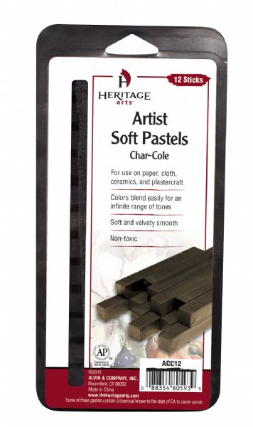 Char-Cole Artist Soft Pastel 12-Pack