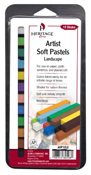 Artist Soft Landscape 12-Color Pastel Set