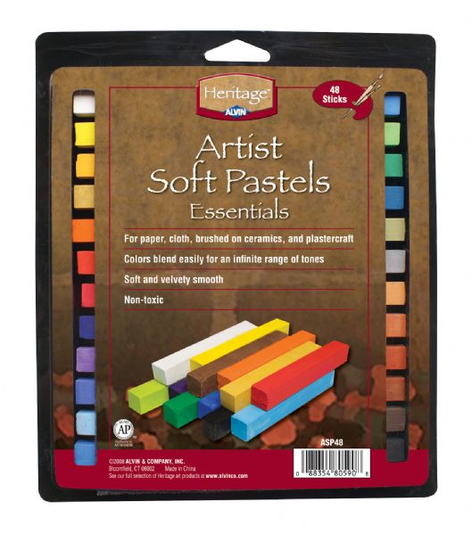 Artist Grade Soft Essential 48-Color Pastel Set