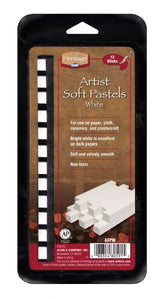White Artist Soft Pastel 12-Pack Set