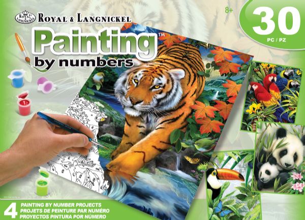 Art Adv Paint By Number -  Jungle Box Set