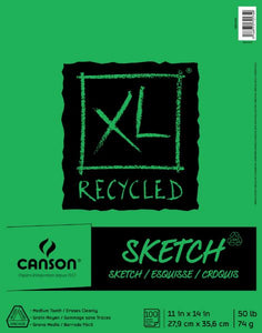 11&quot; x 14&quot; Recycled Sketch Pad (Fold Over)