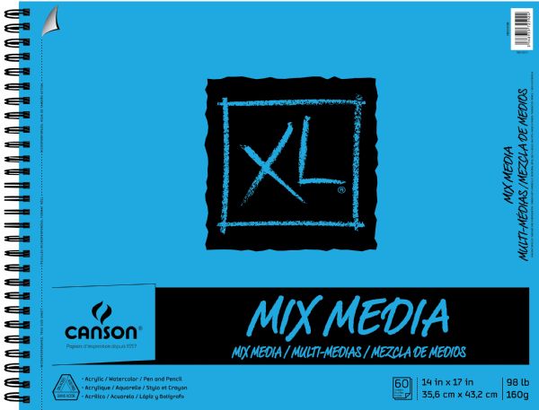 14" x 17" Mix Media Pad (Side Wire)