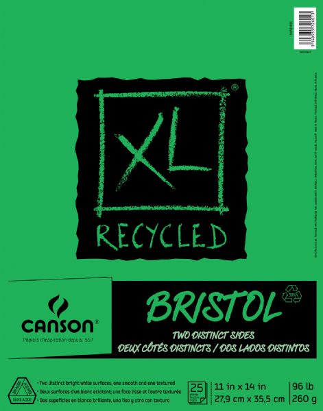 11" x 14" Recycled Bristol Pad (Fold Over)