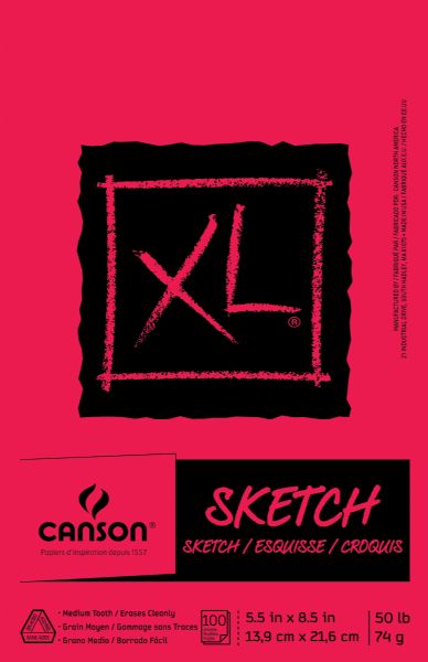 5 1/2" x 8 1/2" Sketch Pad (Fold Over)