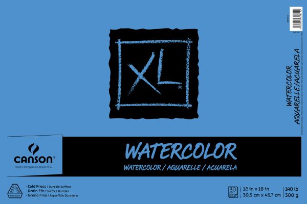 12" x 18" Cold Press Watercolor Pad (Fold Over)