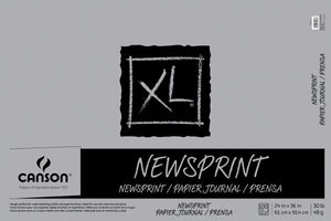 24&quot; x 36&quot; Newsprint 100-Sheet Pad (Fold Over)
