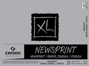 18&quot; x 24&quot; Newsprint 100-Sheet Pad (Fold Over)