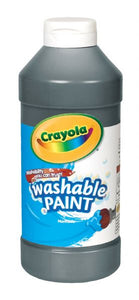 Washable Paint Black 16oz