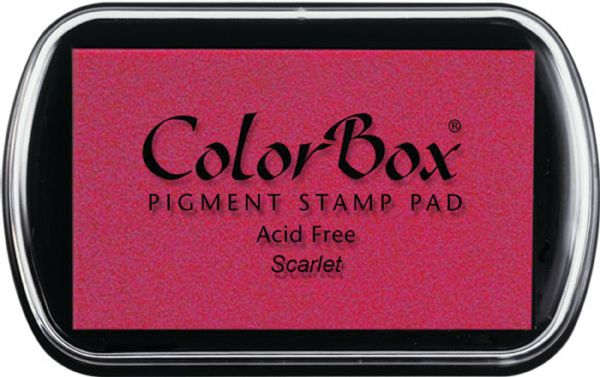 Full Size Ink Pad Scarlet