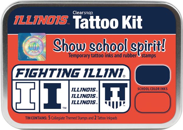 University of Illinois Collegiate Tattoo Kit