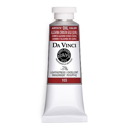 Oil Color Paint 37ml Alizarin Crimson Gold
