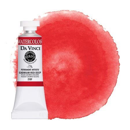 Watercolor Paint 15ml Cadmium Red Deep